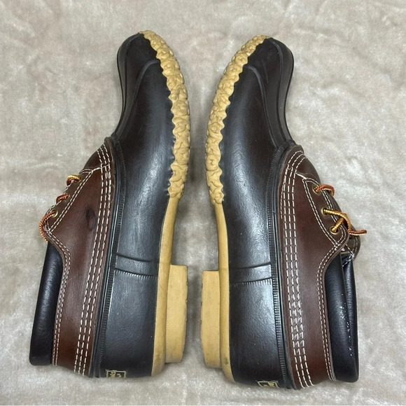 L.L. Bean Waterproof, Mud proof Gum sole Lace Up Bean Boots Shoes Size 10 N - Picture 10 of 14